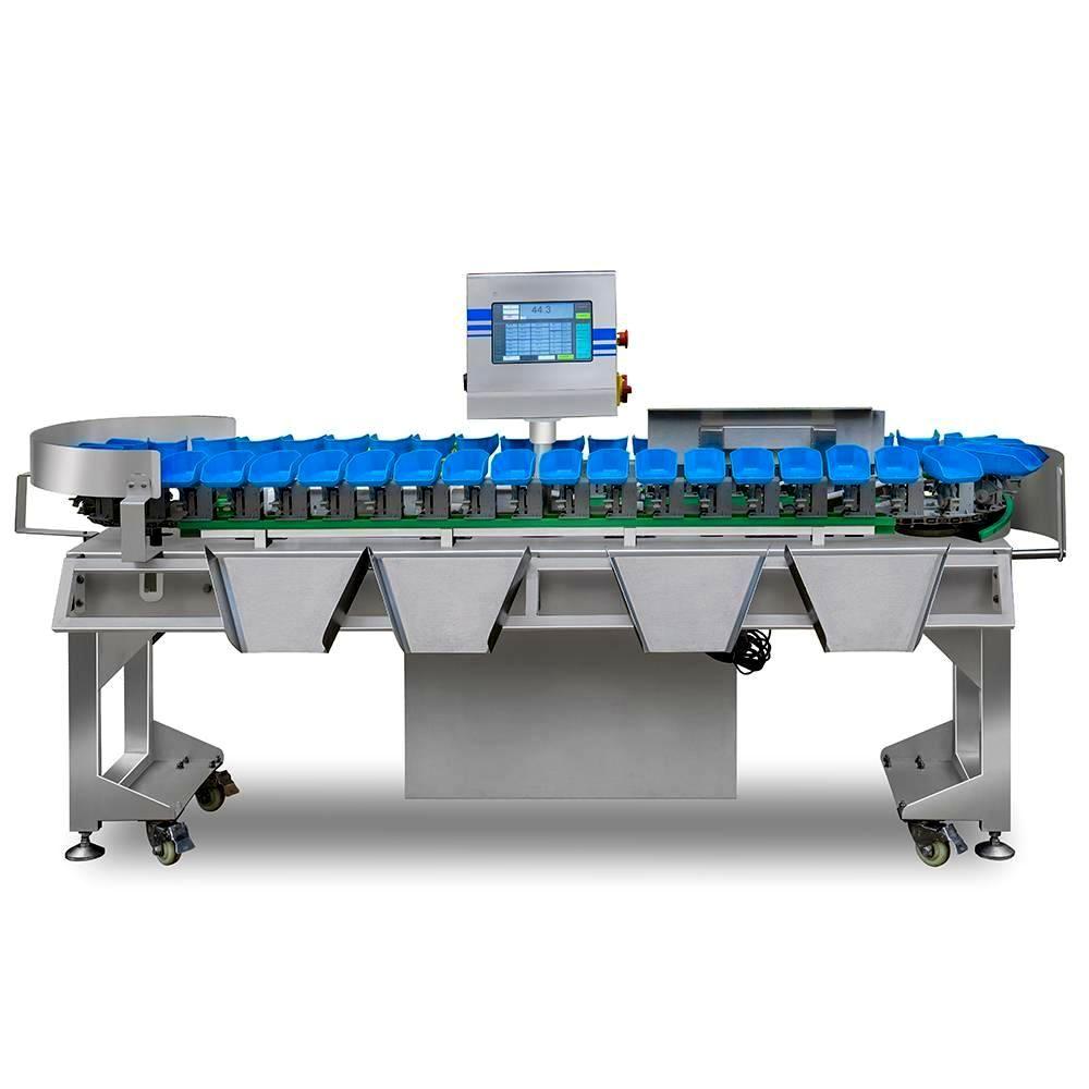 rotating trays weight grader front image